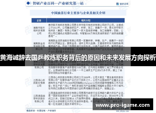 黄海诚辞去国乒教练职务背后的原因和未来发展方向探析